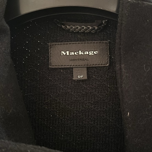 Mackage Mixed media Leather jacket - Picture 2 of 3